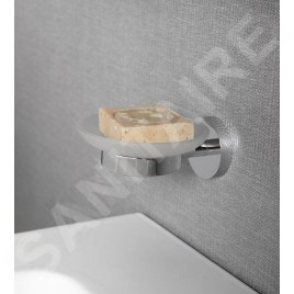 Sapho X-Round - Porte-savon, verre/chrome XR803