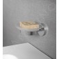 Sapho X-Round - Porte-savon, verre/chrome XR803