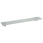 Sapho X-Round - Tablette murale 600x130 mm, verre/chrome XR610