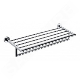 Sapho X-Round - Tablette murale pour serviettes, longeur 650 mm, chrome XR419