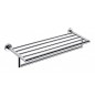 Sapho X-Round - Tablette murale pour serviettes, longeur 650 mm, chrome XR419 Sapho X-Round - Tablette murale pour serviettes, longeur 650 mm, chrome XR419