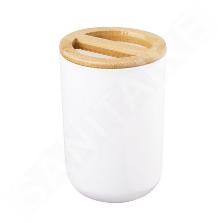 Aqualine Snow - Coupelle pour brosses à dents et dentifrice, blanche 7580