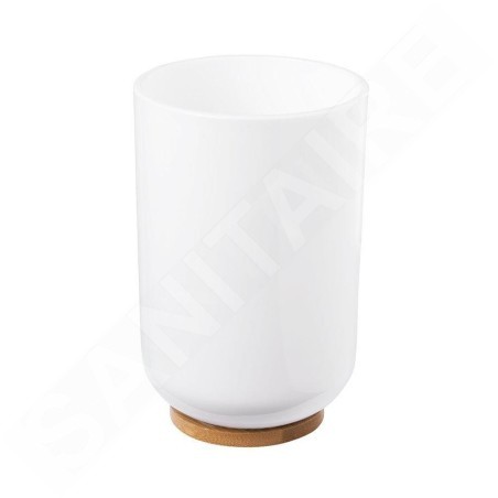 Aqualine Snow - Coupelle pour brosses à dents et dentifrice, blanche 7579