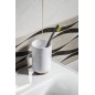Aqualine Snow - Coupelle pour brosses à dents et dentifrice, blanche 7579