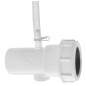 Sapho Manchons - Manchon carré pour douche sur le bord de la baignoire avec flexible, noir mat PD46813 Sapho Manchons - Manchon carré pour douche sur le bord de la baignoire avec flexible, noir mat PD46813