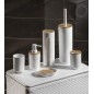 Aqualine Snow - Brosse WC à poser, blanc 7582
