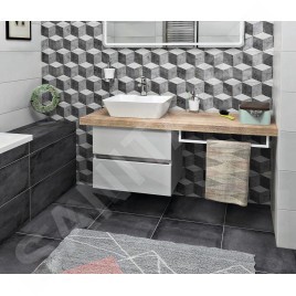 Sapho Avice - Porte-serviettes, longueur 600 mm, blanc VC491