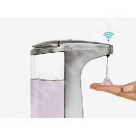 Simplehuman Accessoires de salle de bains - Distributeur de savon sans contact 237 ml, blanc ST1018