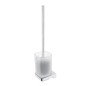Nimco Maya - Brosse de WC avec suport, verre dépoli/chrome MA 29094CN-26
