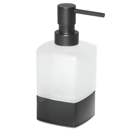 Sapho Accessoires de salle de bains Gedy - Distributeur de savon Lounge à poser, blanc/noir mat 545514