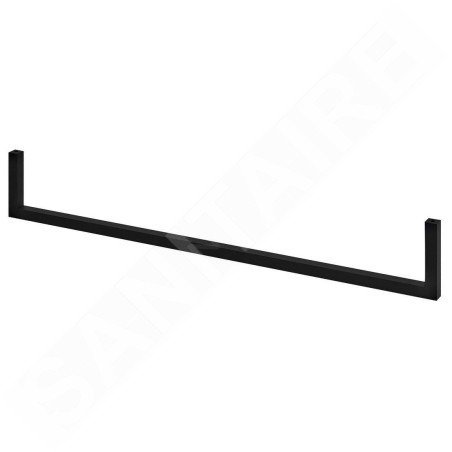 Sapho Avice - Porte-serviettes, longueur 600 mm, noir mat VC475