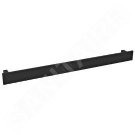 Sapho Patron - Porte-serviettes, longueur 800 mm, noir mat PX079