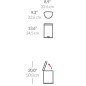 Simplehuman Poubelles - Poubelle 6 l, inox brossé CW1834CB