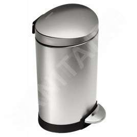 Simplehuman Poubelles - Poubelle 6 l, inox brossé CW1834CB