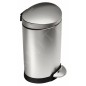 Simplehuman Poubelles - Poubelle 6 l, inox brossé CW1834CB