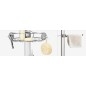 Simplehuman Accessoires de salle de bains - Barre d'angle avec étagères réglables, inox BT1062