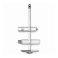 Simplehuman Accessoires de salle de bains - Tablette pour douche Caddy Plus, réglable, inox BT1099