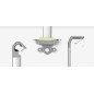 Simplehuman Accessoires de salle de bains - Tablette pour douche Caddy Plus, réglable, inox BT1099