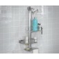Simplehuman Accessoires de salle de bains - Tablette pour douche Caddy Plus, réglable, inox BT1099