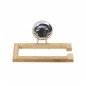 Compactor Bestlock - Porte-rouleau de papier toilette, bambou/ chrome RAN5804