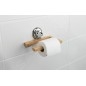 Compactor Bestlock - Porte-rouleau de papier toilette, bambou/ chrome RAN5804