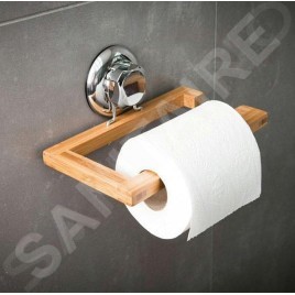 Compactor Bestlock - Porte-rouleau de papier toilette, bambou/ chrome RAN5804