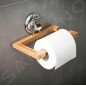 Compactor Bestlock - Porte-rouleau de papier toilette, bambou/ chrome RAN5804