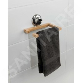 Compactor Bestlock - Porte-rouleau de papier toilette, bambou/ chrome RAN5804