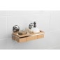 Compactor Bestlock - Porte-savon 276 x 148 x 127 mm, bambou/chrome RAN5807