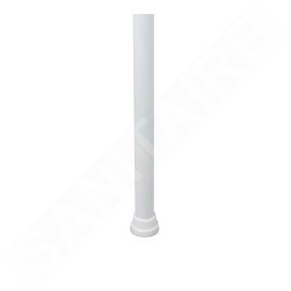 Compactor Free - Barre d'angle de douche, tablettes modulables, acier laqué / plastique, blanc RAN2765