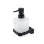 Nimco Maya - Distributeur de savon avec support, noir mat MAC 29031C-T-90
