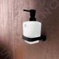 Nimco Maya - Distributeur de savon avec support, noir mat MAC 29031C-T-90