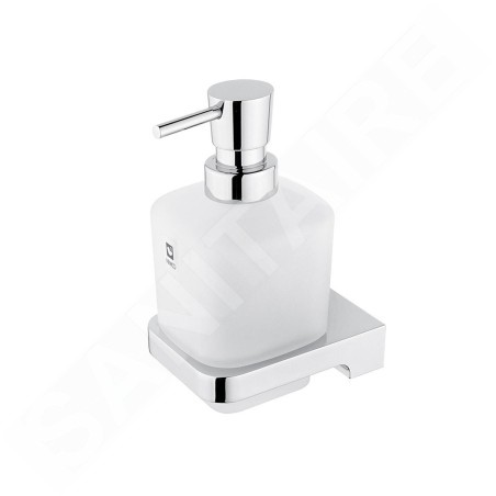Nimco Maya - Distributeur de savon avec support, verre dépoli / chrome MA 29031C-T-26