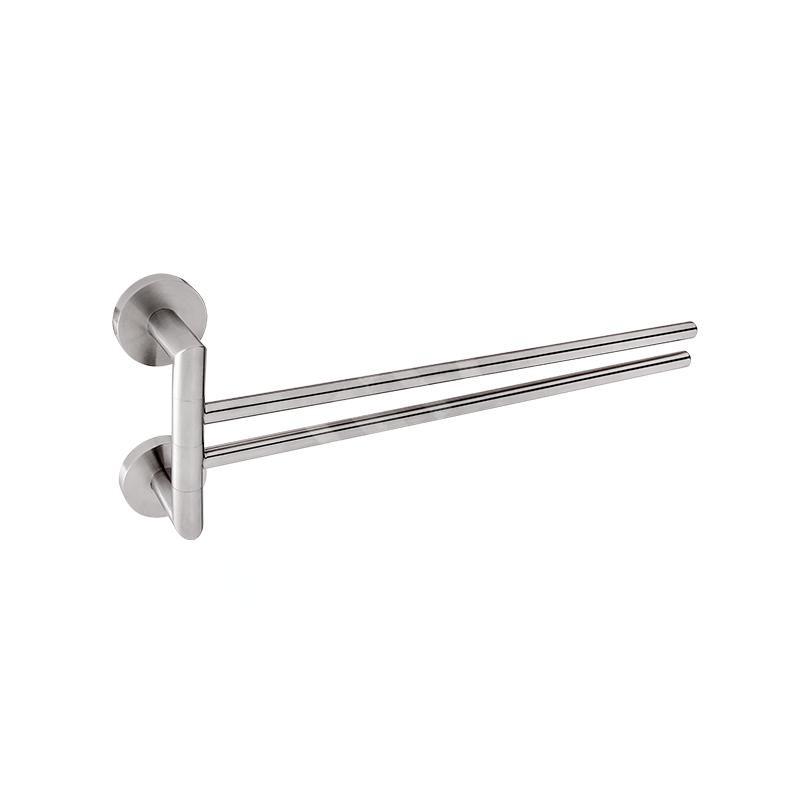 Nimco Unix - Porte-serviettes pivotant, longueur 400 mm, acier inoxydable brossé UNM 13096-10