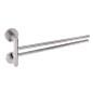 Nimco Unix - Porte-serviettes pivotant, longueur 400 mm, acier inoxydable brossé UNM 13096-10