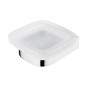 Nimco Nikau - Porte-savon, verre mat / chrome NK 30059C-26