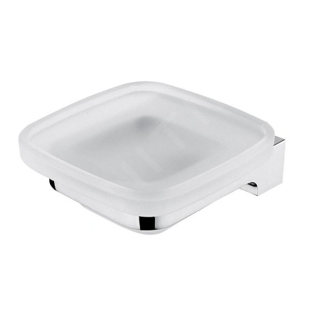 Nimco Maya - Distributeur de savon avec support, verre dépoli/chrome MA 29059C-26