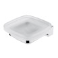 Nimco Maya - Distributeur de savon avec support, verre dépoli/chrome MA 29059C-26