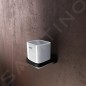 Nimco Maya - Pot à brosse à dents et dentifrice avec support, céramique blanche/noir mat MAC 29058K-90