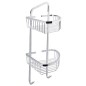 Nimco Open - Etagère en fil métallique, d'angle, 210x210x460 mm, chromée OP 121D-26
