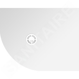 Polysan Flexia - Receveur de douche, 1000x800 mm, possibilité de modifier les dimensions, blanc 91251