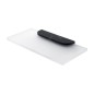 Nimco Nikau - Tablette, longueur 200 mm, verre dépoli/noir mat NKC 30091B-20-90