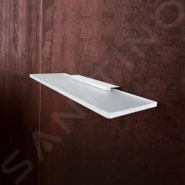 Nimco Maya - Tablette, 20 cm, verre dépoli/chrome MA 29091B-20-26