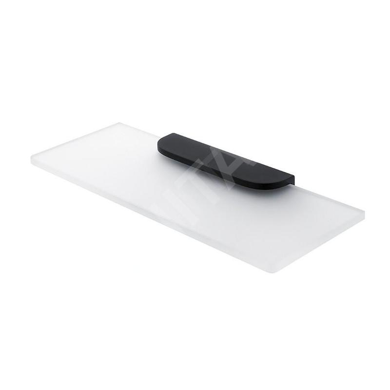 Nimco Nikau - Étagère, 300 mm, verre mat / noir mat NKC 30091B-30-90