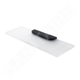 Nimco Nikau - Étagère 400 mm, verre mat / noir mat NKC 30091B-40-90