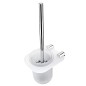 Nimco Bormo - Brosse de WC avec suport, verre dépoli/chrome BR X3-94WN-26
