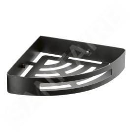 Sapho Gedy Smart - Tablette d'angle, noir mat 247914