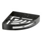 Sapho Gedy Smart - Tablette d'angle, noir mat 247914