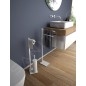Sapho Gedy Trilly - Porte-papier toilette et brosse WC, à poser, blanc mat TR3222