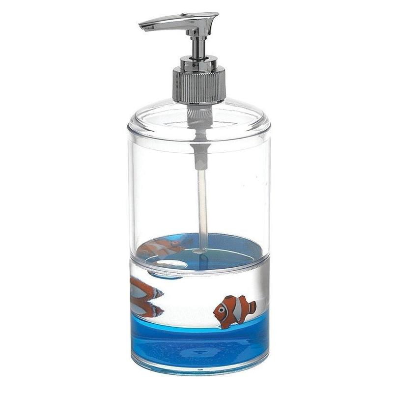 Aqualine Pyxis - Distributeur de savon Nemo sur pied, transparent/bleu PY8089